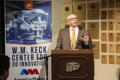 UTEP Will Be Leader in 3D-Printing Data Collection under Expanded Partnership with America Makes